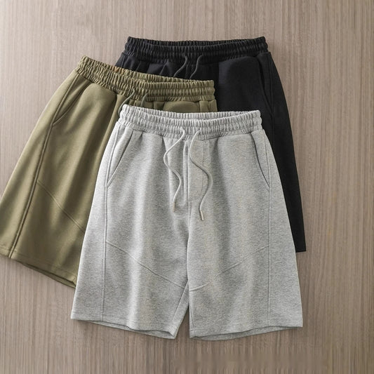 American-style Heavyweight Casual Shorts For Men