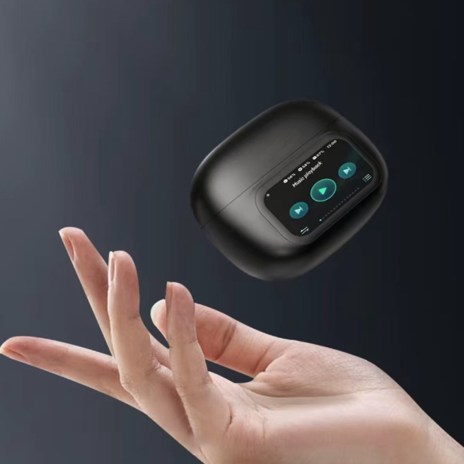 Smart Color Screen Ear Clip Bluetooth Headset