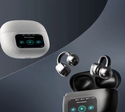 Smart Color Screen Ear Clip Bluetooth Headset