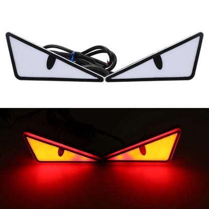 Universal Car LED Devil Eyes Light Demon Eyes Headlight Motorcycle Mini Turn Signal Flasher Tail Lamp Auto Decoration Lights