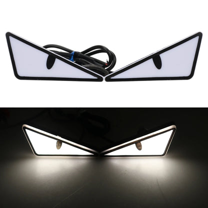 Universal Car LED Devil Eyes Light Demon Eyes Headlight Motorcycle Mini Turn Signal Flasher Tail Lamp Auto Decoration Lights
