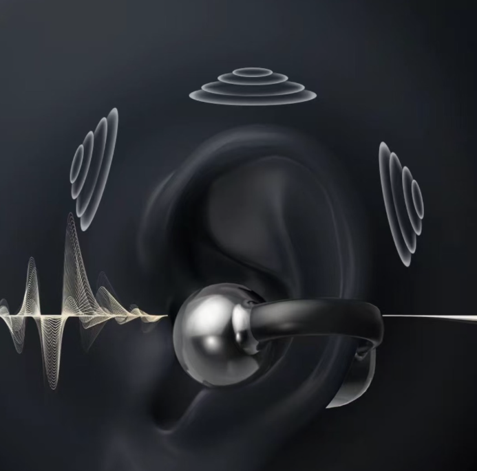 Smart Color Screen Ear Clip Bluetooth Headset