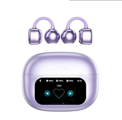Smart Color Screen Ear Clip Bluetooth Headset